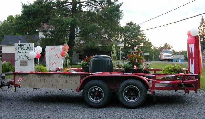 July parade float